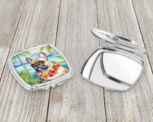 Load image into Gallery viewer, French Bulldog Luau Compact Mirror – Stylish Purse Mirror with Artistic Covers