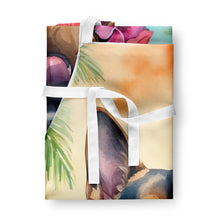 Load image into Gallery viewer, German Shepherd Luau Apron – Artist-Designed Kitchen, BBQ &amp; Craft Apron