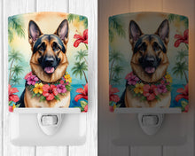 Load image into Gallery viewer, German Shepherd Luau Ceramic Night Light
