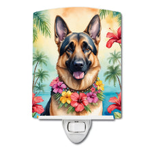 Load image into Gallery viewer, German Shepherd Luau Ceramic Night Light