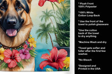 Load image into Gallery viewer, German Shepherd Luau Kitchen Towel