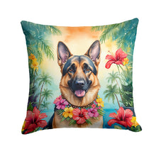 Load image into Gallery viewer, German Shepherd Luau Throw Pillow