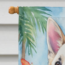 Load image into Gallery viewer, White German Shepherd Luau House Flag