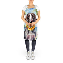 Load image into Gallery viewer, German Shorthaired Pointer Luau Apron – Artist-Designed Kitchen, BBQ &amp; Craft Apron
