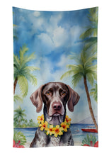 Load image into Gallery viewer, German Shorthaired Pointer Luau Kitchen Towel