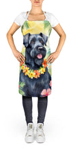 Load image into Gallery viewer, Giant Schnauzer Luau Apron – Artist-Designed Kitchen, BBQ &amp; Craft Apron