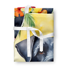 Load image into Gallery viewer, Giant Schnauzer Luau Apron – Artist-Designed Kitchen, BBQ &amp; Craft Apron