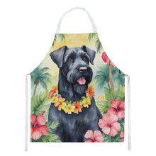 Load image into Gallery viewer, Giant Schnauzer Luau Apron – Artist-Designed Kitchen, BBQ &amp; Craft Apron