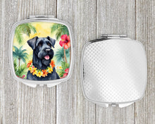 Load image into Gallery viewer, Giant Schnauzer Luau Compact Mirror – Stylish Purse Mirror with Artistic Covers