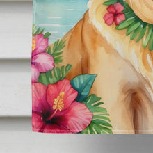 Load image into Gallery viewer, Golden Retriever Luau House Flag