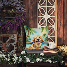 Load image into Gallery viewer, Golden Retriever Luau Throw Pillow