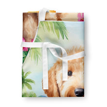 Load image into Gallery viewer, Goldendoodle Luau Apron – Artist-Designed Kitchen, BBQ &amp; Craft Apron