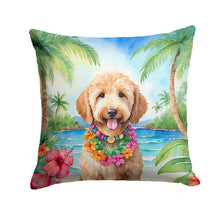 Load image into Gallery viewer, Goldendoodle Luau Throw Pillow
