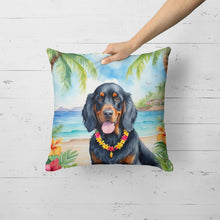 Load image into Gallery viewer, Gordon Setter Luau Throw Pillow