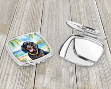 Load image into Gallery viewer, Gordon Setter Luau Compact Mirror – Stylish Purse Mirror with Artistic Covers