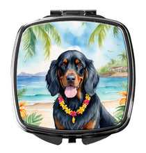 Load image into Gallery viewer, Gordon Setter Luau Compact Mirror – Stylish Purse Mirror with Artistic Covers