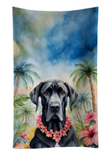 Load image into Gallery viewer, Great Dane Luau Kitchen Towel