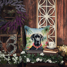 Load image into Gallery viewer, Great Dane Luau Throw Pillow