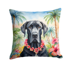 Load image into Gallery viewer, Great Dane Luau Throw Pillow