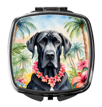 Load image into Gallery viewer, Great Dane Luau Compact Mirror – Stylish Purse Mirror with Artistic Covers