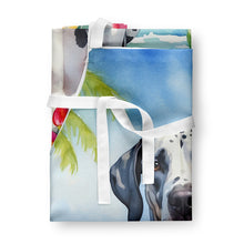 Load image into Gallery viewer, Great Dane Luau Apron – Artist-Designed Kitchen, BBQ &amp; Craft Apron