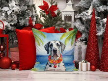 Load image into Gallery viewer, Great Dane Luau Throw Pillow - 14x14 Decorative Pillow – Art for Your Home &amp; Patio