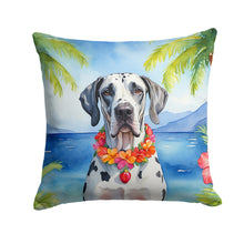 Load image into Gallery viewer, Great Dane Luau Throw Pillow - 14x14 Decorative Pillow – Art for Your Home &amp; Patio
