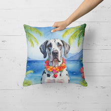 Load image into Gallery viewer, Great Dane Luau Throw Pillow