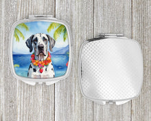 Load image into Gallery viewer, Great Dane Luau Compact Mirror – Stylish Purse Mirror with Artistic Covers