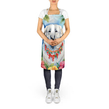 Load image into Gallery viewer, Great Pyrenees Luau Apron – Artist-Designed Kitchen, BBQ &amp; Craft Apron