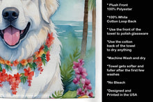 Load image into Gallery viewer, Great Pyrenees Luau Kitchen Towel