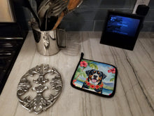 Load image into Gallery viewer, Greater Swiss Mountain Dog Luau Pot Holders - Set of 2 Decorative Kitchen Helpers | Made in the USA