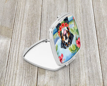 Load image into Gallery viewer, Greater Swiss Mountain Dog Luau Compact Mirror – Stylish Purse Mirror with Artistic Covers