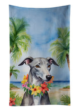 Load image into Gallery viewer, Greyhound Luau Kitchen Towel
