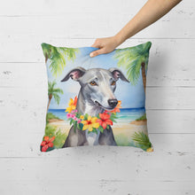 Load image into Gallery viewer, Greyhound Luau Throw Pillow