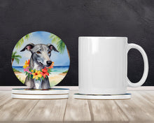 Load image into Gallery viewer, Greyhound Luau Large Sandstone Coasters Pack of 4