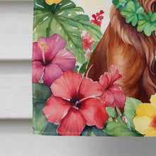 Load image into Gallery viewer, Irish Setter Luau House Flag