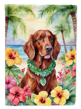 Load image into Gallery viewer, Irish Setter Luau House Flag