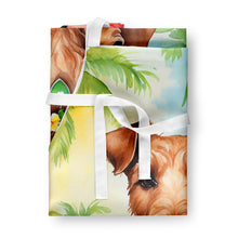 Load image into Gallery viewer, Irish Terrier Luau Apron – Artist-Designed Kitchen, BBQ &amp; Craft Apron