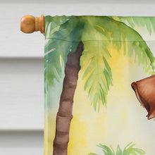Load image into Gallery viewer, Irish Terrier Luau House Flag