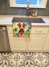 Load image into Gallery viewer, Irish Terrier Luau Kitchen Towel