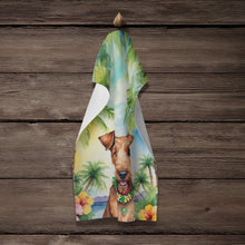 Load image into Gallery viewer, Irish Terrier Luau Kitchen Towel