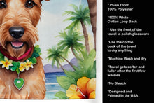 Load image into Gallery viewer, Irish Terrier Luau Kitchen Towel