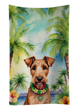 Load image into Gallery viewer, Irish Terrier Luau Kitchen Towel
