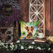 Load image into Gallery viewer, Irish Terrier Luau Throw Pillow - 14x14 Decorative Pillow – Art for Your Home &amp; Patio