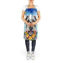 Load image into Gallery viewer, Irish Wolfhound Luau Apron – Artist-Designed Kitchen, BBQ &amp; Craft Apron