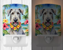 Load image into Gallery viewer, Irish Wolfhound Luau Ceramic Night Light
