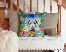 Load image into Gallery viewer, Irish Wolfhound Luau Throw Pillow - 14x14 Decorative Pillow – Art for Your Home &amp; Patio