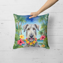 Load image into Gallery viewer, Irish Wolfhound Luau Throw Pillow