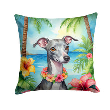 Load image into Gallery viewer, Italian Greyhound Luau Throw Pillow